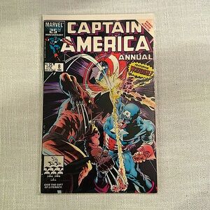 Captain America (1st Series) Annual #8 Marvel, featuring Wolverine.